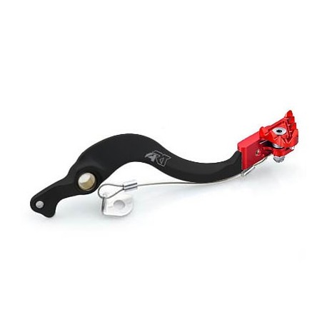 Pedal de freno Xtrem ART negro rojo