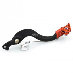 Pedal de freno Xtrem ART negro naranja