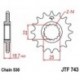 Piñón JT 743 de acero con 15 dientes