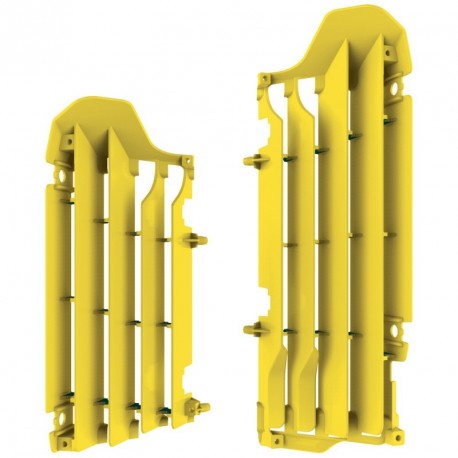 Aletines de radiador Polisport Suzuki amarillo 8464800002