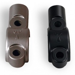 Soporte retrovisor bomba, plata NISSIN