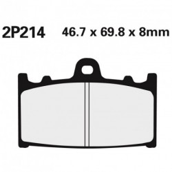 Juego pastillas de freno NISSIN 2P214ST Pinza Beringer/MotoMaster