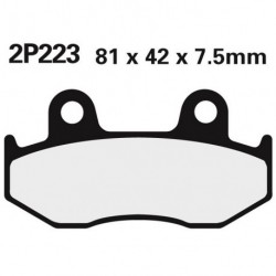Juego pastillas de freno NISSIN 2P223GS Del. XR600 85-87
