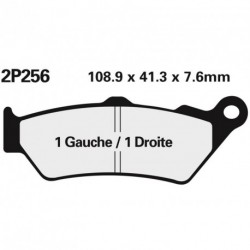 Juego pastillas de freno NISSIN 2P256NS Del. BMW F650 01