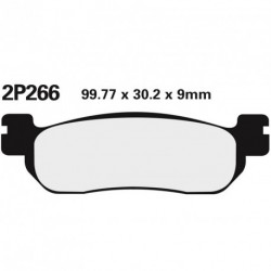 Juego pastillas de freno NISSIN 2P266NS Tra. R6 98-02 R1 02-03