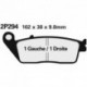Juego pastillas de freno NISSIN 2P281ST Tra. VT1300 FURY