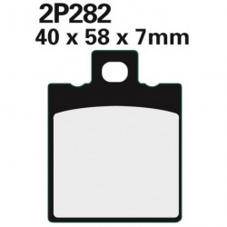Juego pastillas de freno NISSIN 2P282GS Del. MOTO GUZZI