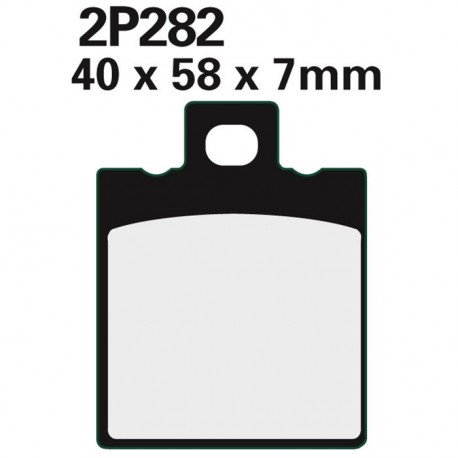 Juego pastillas de freno NISSIN 2P282GS Del. MOTO GUZZI