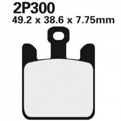 Juego pastillas de freno NISSIN 2P300ST Del. ZX10-R 04-07