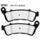 Juego pastillas de freno NISSIN 2P307ST Del. NC700S, X ABS