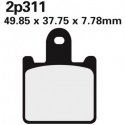 Juego pastillas de freno NISSIN 2P311ST ZX6R/Z1000 07