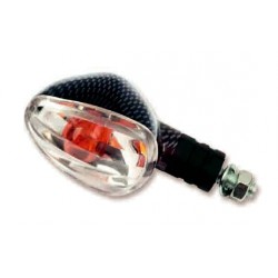 Juego Intermitentes Cromo (21W) 55x35 mm Brazo Corto (C/Transparente L/Ambar) (L-779)