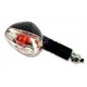 Juego Intermitentes Carbono (21W) 55x35 mm Brazo Largo (C/Ambar L/Blanca) (L-778)