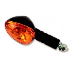 Juego Intermitentes Negro (21W) 55x35 mm Brazo Largo (C/Transparente L/Ambar) (L-779)