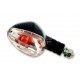 Juego Intermitentes Cromo (10W) 55x35 mm Brazo Corto (C/Ambar L/Blanca) (L-862)