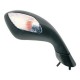 Retrovisor Universal-Aprilia-MotorHispania-Peugeot Derecho Negro (E111D)