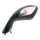 Retrovisor Universal-Aprilia-MotorHispania-Peugeot Izquierdo Negro (E111I)