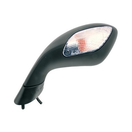 Retrovisor Universal-Aprilia-MotorHispania-Peugeot Izquierdo Negro (E111I)