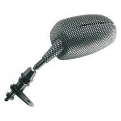 Juego Retrovisores Carbono Ovalada 115x65 mm Homologado (E243)
