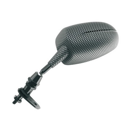 Juego Retrovisores Carbono Ovalada 115x65 mm Homologado (E243)