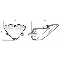 Piloto Trasero Derbi Terra 125 (07-), Terra 4T Adventure (07-) (14129)