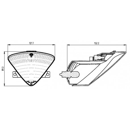 Piloto Trasero Derbi Terra 125 (07-), Terra 4T Adventure (07-) (14129)