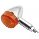 Juego Intermitentes Custom Cromado (10W) 48 mm (L-862)