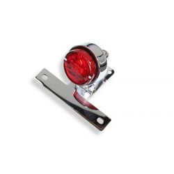 Piloto Trasero Custom Cromado 21V/5W 55mm
