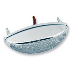 Mini Piloto Transparente a Leds 100x30 mm Cromado
