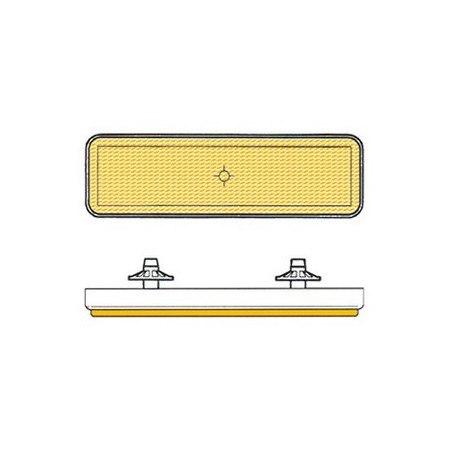 Catadioptrico Rectangular (91x25) Lateral 