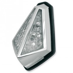 Piloto Custom con Leds Cromado 86x48 mm