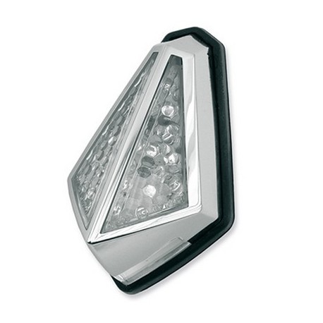 Piloto Custom con Leds Cromado 86x48 mm