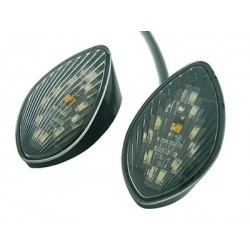 Intermitente (Todos los lados) Transparente Honda CBR 600/1000RR (07) con leds adhesivos