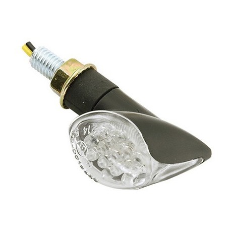 Juego Mini Intermitentes de 15 Leds 12V/1W Negro 31x24mm