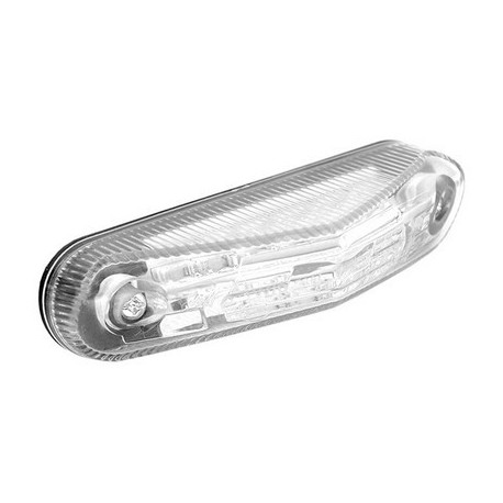 Mini Piloto Transparente 83x22 mm 12V 1.1W/0.2W con luz de Matricula