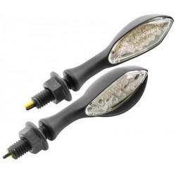 Juego Mini Intermitentes de 13 Leds 12V/1W Negro 40x16mm