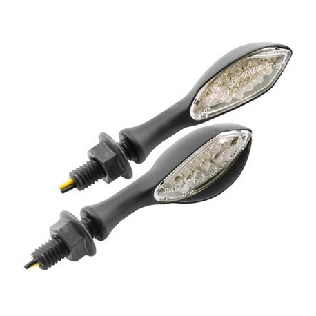 Juego Mini Intermitentes de 13 Leds 12V/1W Negro 40x16mm