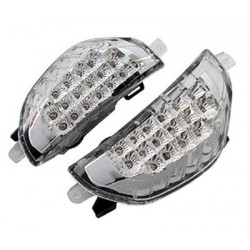 Intermitente (Delantero Izquierdo) Transparente Honda Forza 250 (08) Con Leds.