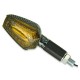 Juego Intermitentes Carbono (21W) Brazo Corto / Cristal Ahumado