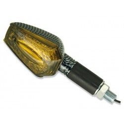 Juego Intermitentes Carbono (21W) Brazo Corto / Cristal Ahumado
