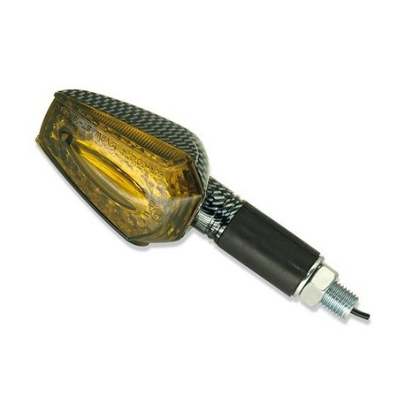 Juego Intermitentes Carbono (21W) Brazo Corto / Cristal Ahumado