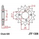 Piñon JT 1309 de acero con 15 dientes