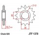 Piñon JT 1370 de acero con 16 dientes