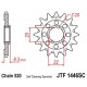 Piñon JT 1446SC  autolimpiable de acero con 13 dientes