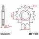 Piñon JT 1595 de acero con 16 dientes