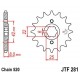 Piñon JT 281 de acero con 13 dientes