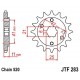 Piñon JT 283 de acero con 14 dientes