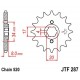 Piñon JT 287 de acero con 13 dientes