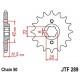 Piñon JT 289 de acero con 15 dientes