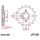 Piñon JT 291 de acero con 16 dientes